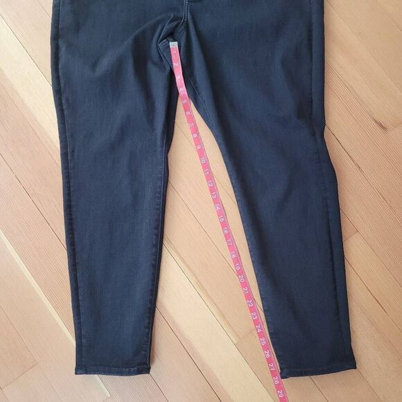 American‎ Eagle next level stretch black skinny jeans minimalist goth neutral - Picture 9 of 13